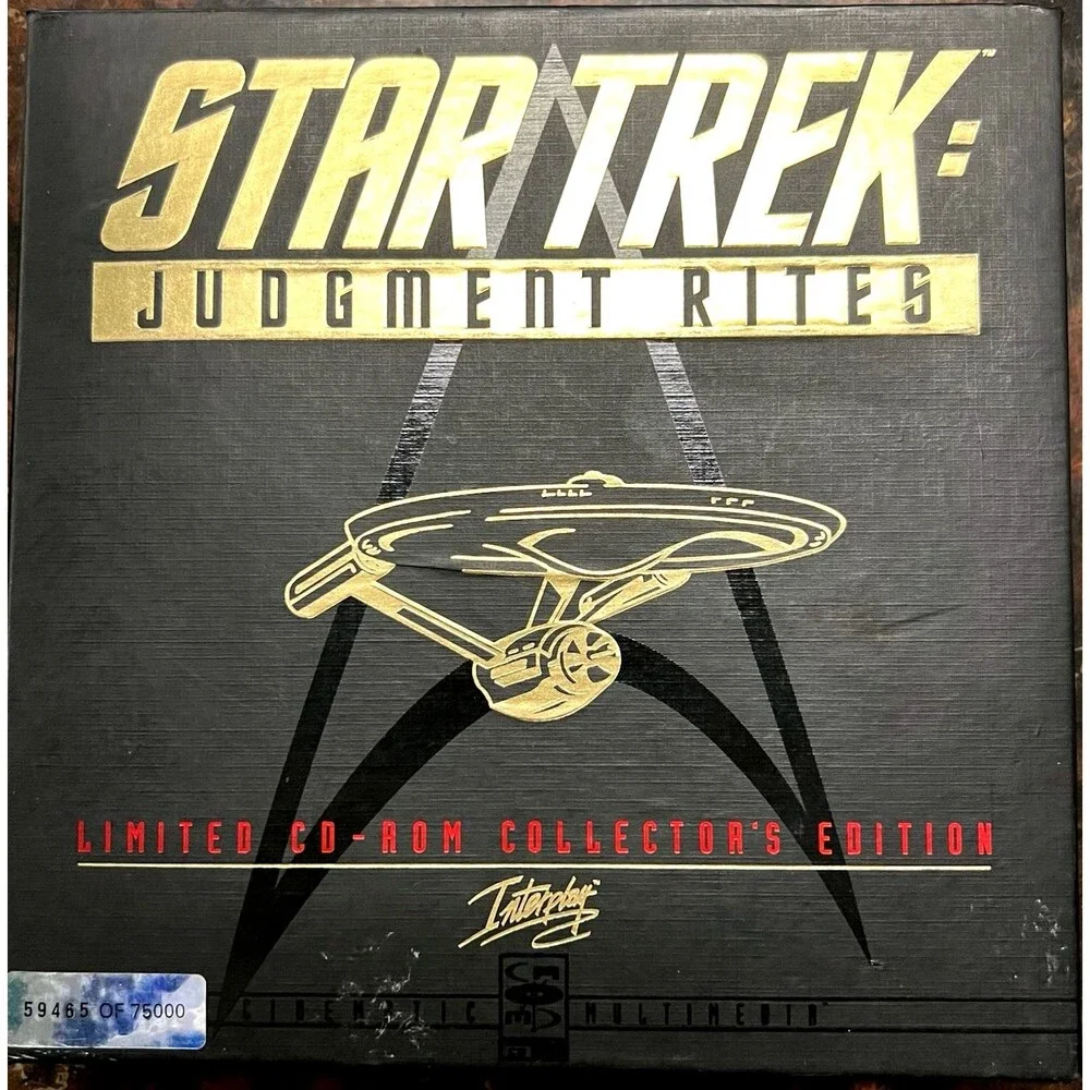 Star Trek: Judgment Rites Limited CD-ROM Collector's Edition (PC, 1995)